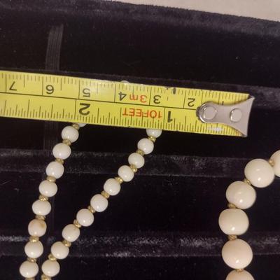 Pair of Stone Bead Necklaces (#8)