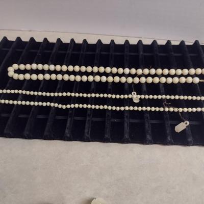 Pair of Stone Bead Necklaces (#8)