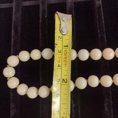 Pair of Stone Bead Necklaces (#8)