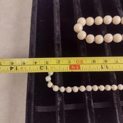Pair of Stone Bead Necklaces (#8)