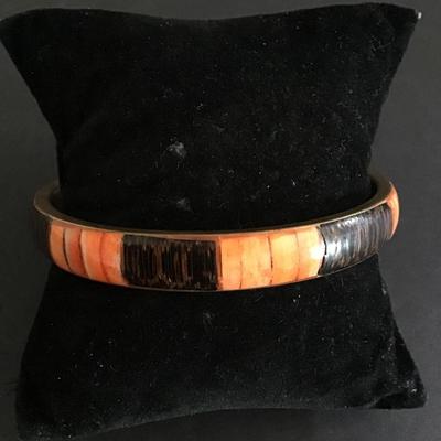 Cool vintage inlay bracelet