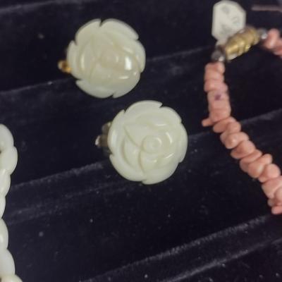 Collection of Stone/Natural Material Jewelry (#9)