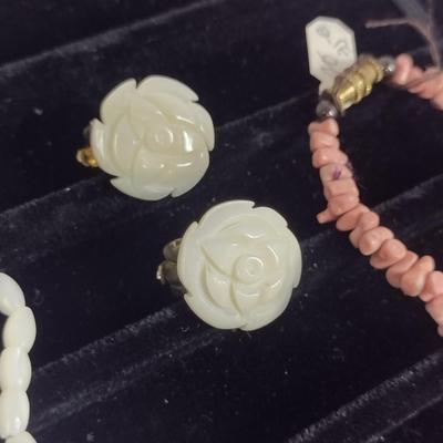 Collection of Stone/Natural Material Jewelry (#9)