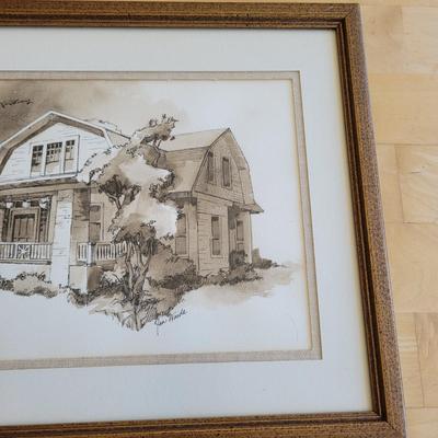 Two Original House Portraits (LR-EL)