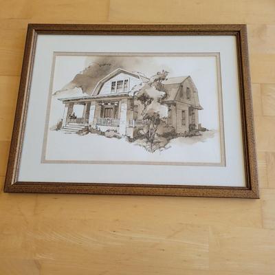 Two Original House Portraits (LR-EL)