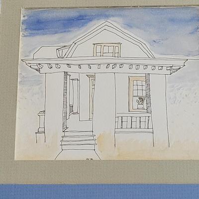 Two Original House Portraits (LR-EL)