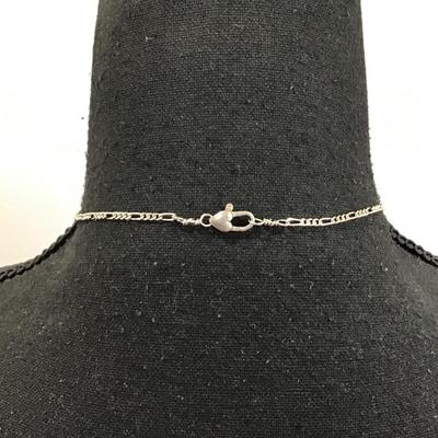 Beautiful 925 silver and crystal genuine pearl dangling necklace very beautiful very well-made