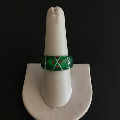 Pretty unique glass ring