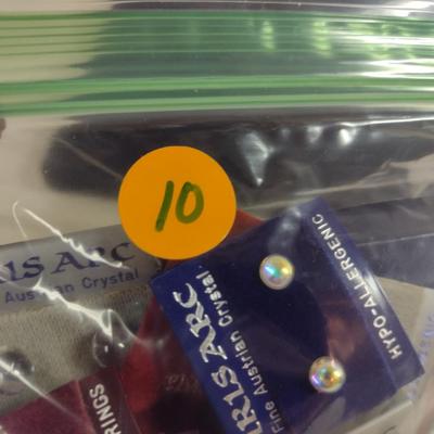 Collection of Crystal Jewelry- Iris Arc, Gorham, etc. (#10)
