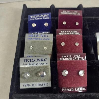 Collection of Crystal Jewelry- Iris Arc, Gorham, etc. (#10)