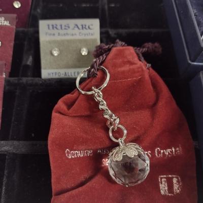 Collection of Crystal Jewelry- Iris Arc, Gorham, etc. (#10)