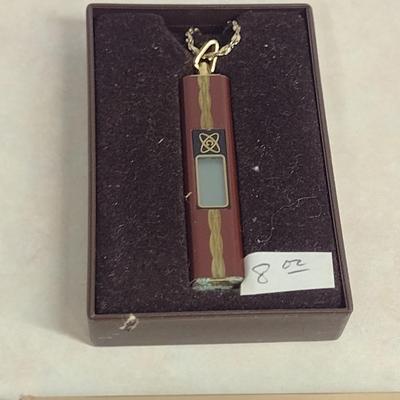 Collection of Vintage Comus Necklace Clock Pendants- Four Pieces (#14)