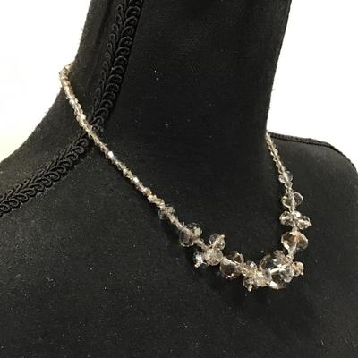 Gorgeous smoky quartz, crystal necklace very beautiful