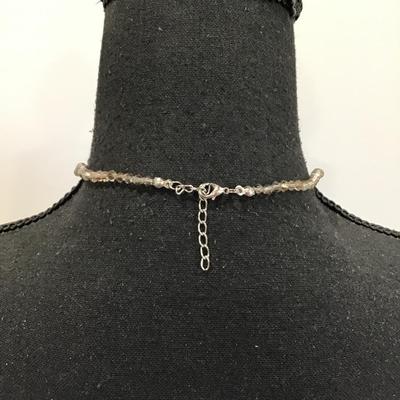 Gorgeous smoky quartz, crystal necklace very beautiful
