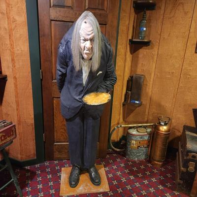 Vintage Gravely the Ghastly Bulter Prop 64" Tall Trick or Treat Halloween
