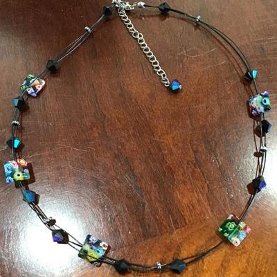 Beautiful wire collar necklace