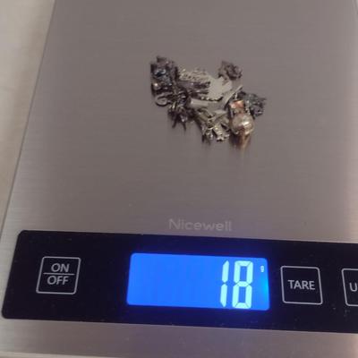 Collection of Sterling Silver Charm Pendants- Approx 18 Grams Total Weight (#21)