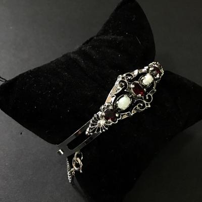 Beautiful vintage, Victorian, revival Sarah Coventry opal treasure, bracelet