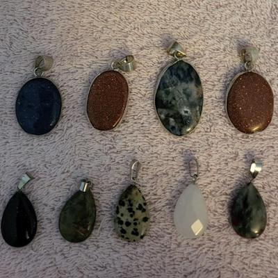 STONE AND OTHER PENDANTS