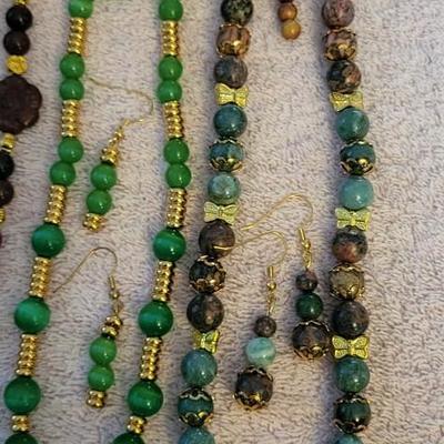 MATCHING EARRING AND NECKLACE SETS