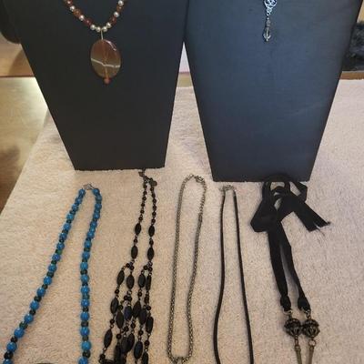 GLASS AND STONE JEWELRY