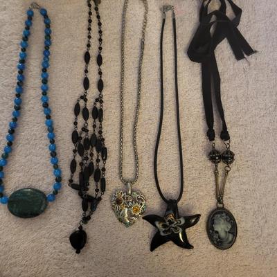 GLASS AND STONE JEWELRY