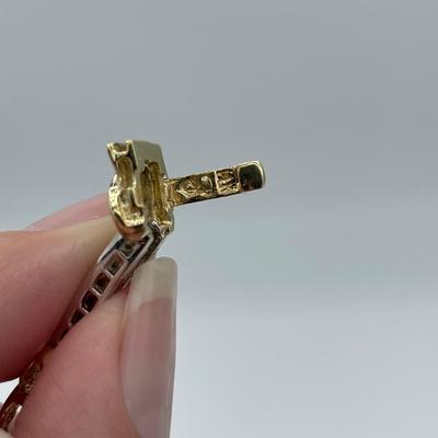 14K Gold and Diamond Tennis Bracelet