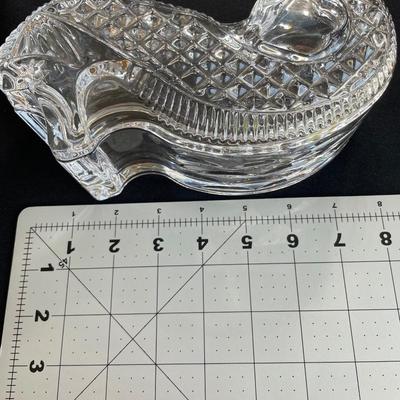 Waterford Crystal Seahorse Box with Lid