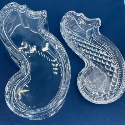 Waterford Crystal Seahorse Box with Lid