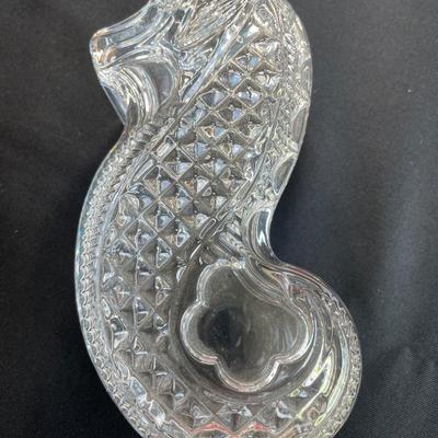 Waterford Crystal Seahorse Box with Lid