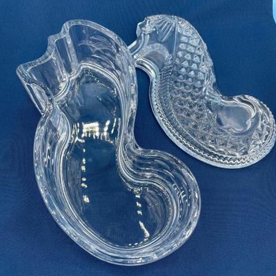 Waterford Crystal Seahorse Box with Lid