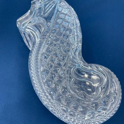 Waterford Crystal Seahorse Box with Lid