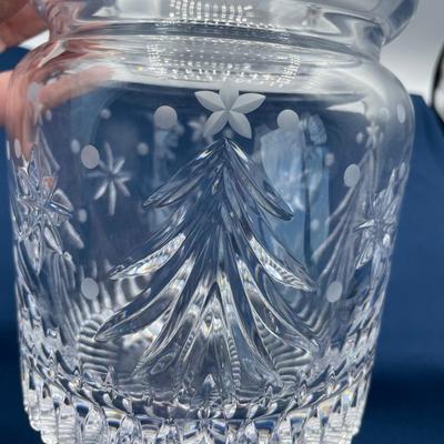 Waterford Crystal Christmas Night Biscuit Barrel
