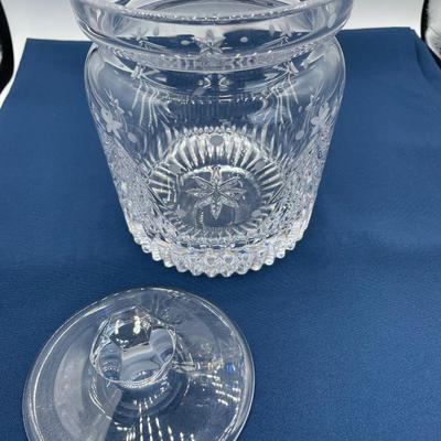 Waterford Crystal Christmas Night Biscuit Barrel