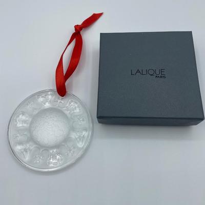 Lalique Paris France Signed Crystal Ornament