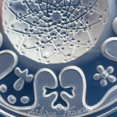 Lalique Paris France Signed Crystal Ornament