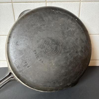 Lot 217: Three Griswold Cast Iron Pans