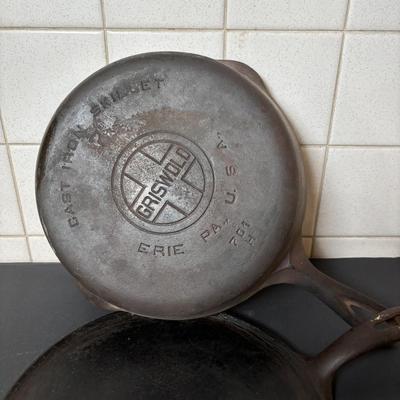 Lot 218: Griswold Pans