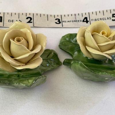 Kaiser yellow porcelain roses