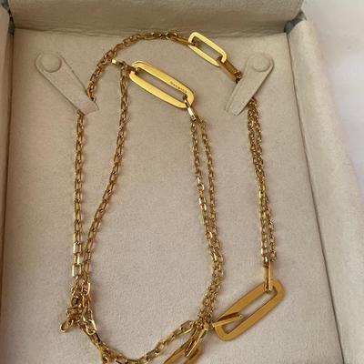 Rebecca Gold toe necklace
