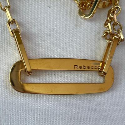 Rebecca Gold toe necklace