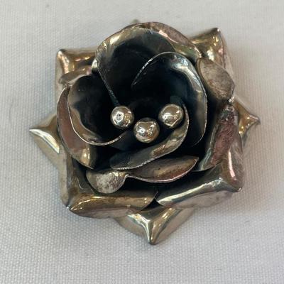 Mexico 925 Rose pin