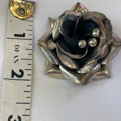 Mexico 925 Rose pin