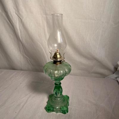 Three Oil Lamps & Mason Jar with Candle Inside (G-MG)
