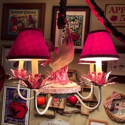 Rooster Chandelier (GB1-RG)