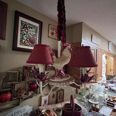Rooster Chandelier (GB1-RG)
