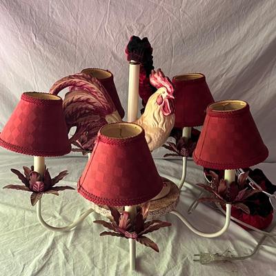 Rooster Chandelier (GB1-RG)