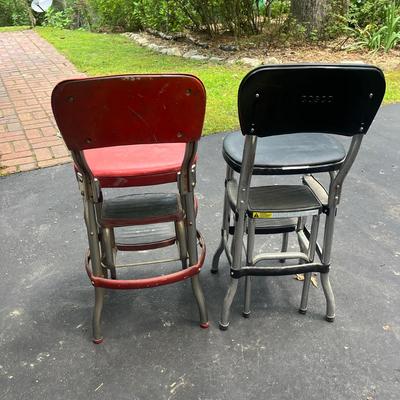 Two Cosco Kitchen Pull out Two Step Stool/Chair (G-MG)
