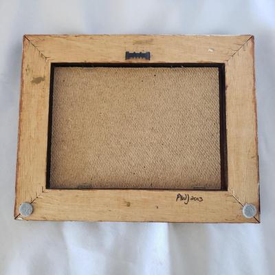 Hand Drawn Cat Framed (LR-KD)