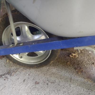 Kobalt Brand Metal Pan and Frame Wheelbarrow